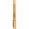 Ekena Millwork Portland Rough Sawn Timber Gable Bracket, Western Red Cedar, 36"W x 24"H x 2"D x 6"F, 16/12 Pitch GBW036X24X0206POR00RWR - alternate 5